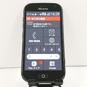 らくらくスマートフォン me F-01L ドコモ ネイビー c18420