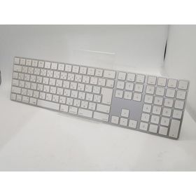 【中古】Apple Magic Keyboard（2017/テンキー付き/A1843） - 日本語（JIS） シルバー MQ052J/A【高崎モントレー】保証期間１週間