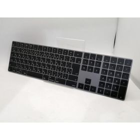 【中古】Apple Magic Keyboard（2018/テンキー付き/A1843） - 日本語（JIS） スペースグレイ MRMH2J/A【高崎モントレー】保証期間１週間