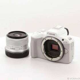 〔中古〕Canon(キヤノン) EOS R50 RF-S18-45 IS STM レンズキット ホワイト〔258-ud〕