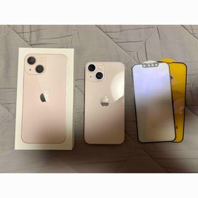 アップル(Apple)の【未使用フィルム付】アップル iPhone13 mini 128GB ピンク(スマートフォン本体)