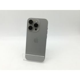 【中古】Apple docomo 【SIMフリー】 iPhone 15 Pro 512GB ナチュラルチタニウム MTUK3J/A【大阪堂島】保証期間１ヶ月【ランクB】