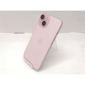 【中古】Apple docomo 【SIMフリー】 iPhone 15 128GB ピンク MTMJ3J/A【新宿東口】保証期間１ヶ月【ランクB】