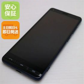 【中古】美品 BASIO4 ロイヤルブルー スマホ 白ロム 中古スマホ 本体 土日祝発送OK