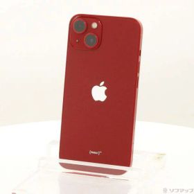 【中古】Apple(アップル) iPhone13 128GB プロダクトレッド MLNF3J／A SIMフリー 【349-ud】