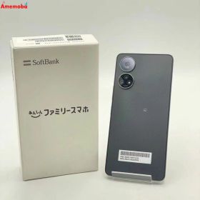 【新品・未使用】ZTE あんしんファミリースマホ 4GB/128GB ブラック A303ZT SoftBank版SI
