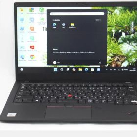 訳有 フルHD 14インチ Lenovo ThinkPad X1 Carbon Gen6 Windows11 超高性能 第10世代Core i5-10210U 8GB 爆速NVMe式256GB-SSD カメラ LTE 無線 Office付き Win11【中古ノートパソコン 中古パソコン 中古PC】送料無料 あす楽対応 即日発送（Windows10も対応可能 Win10）
