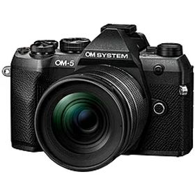 OMSYSTEM OM-5 Mark II 12-45mm F4.0 PRO レンズキット ミラーレス一眼カメラ ブラック ［ズームレンズ］ OM5MarkII12-45mmBLK