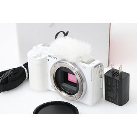 【全額返金保証】美品｜ソニー VLOGCAM ZV-E10 ボディ [ホワイト] （センサー清掃済み） CA01-M6215-2P4
