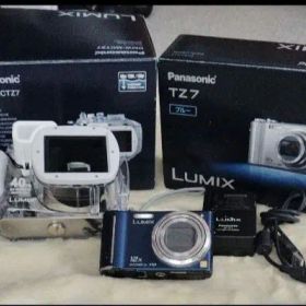 水中カメラセット ①LUMIX DMC-TZ7-A ②マリンケース DMW-MC