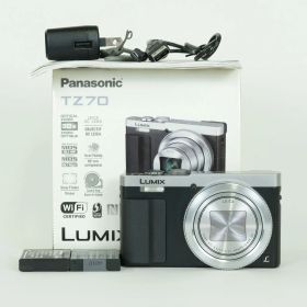 [並品] Panasonic LUMIX DMC-TZ70-S シルバー | コンパクトデジタルカメラ