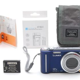 【ケース付】パナソニック Panasonic LUMIX DMC-TZ7 ブルー
