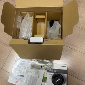 Canon EOS M3 空箱➕単焦点広角レンズ➕取説