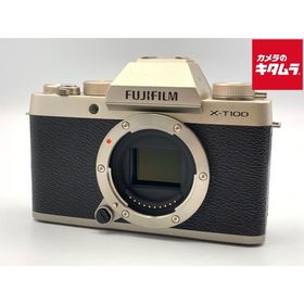 【中古】 【良品】 フジフイルム X-T100 ボディ シャンパンゴールド