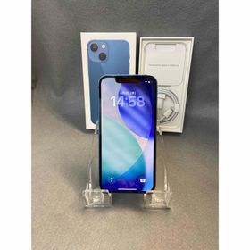 中古 国内版 SIMフリー iPhone13 mini 256GB ブルー色(スマートフォン本体)
