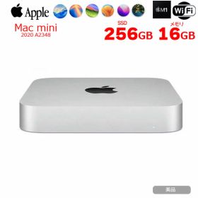 【中古パソコン】Apple Mac mini MGNR3J/A A2348 M1 2020 小型デスク 選べるOS [Apple M1 8コア メモリ16GB SSD256GB 無線 BT シルバー 純箱 ]：美品