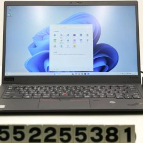 Lenovo ThinkPad X1 Carbon 8th Gen Core i5 10210U 1.6GHz/8GB/256GB/14W/FHD(1920x1080)/Win11 パーム塗装ハゲあり【中古】【20250613】