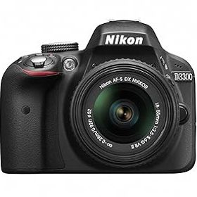 【中古】Nikon デジタル一眼レフカメラ D3300 18-55 VR IIレンズキット ブラック D3300LKBK