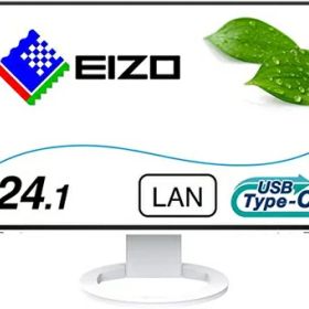 【中古】 EIZO FlexScan EV2495-WT （24.1型/1920×1200/フレームレスモニター/アンチグレアIPS/疲れ目軽減/ホワイト）