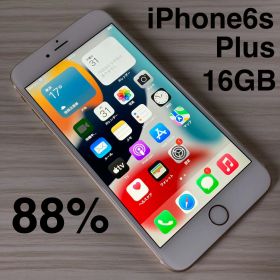 iPhone6s Plus 16GB GOLD バッテリー88% SIMフリー