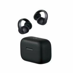 Anker Soundcore AeroClip（Bluetooth 5.4）オープンイヤー型ワイヤレスイヤホン/イヤーカフ / IP55 防塵・防水規格 / 最大32時間再生 / マルチポイント接続ミッドナイトブラック