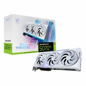 【15日は24時間限定クーポン配布】MSI エムエスアイGeForce RTX 5070 Ti 16G GAMING TRIO OC WHITE G507T-16GTCW(2668436)送料無料