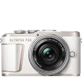【中古】OLYMPUS ミラーレス一眼カメラ PEN E-PL10 14-42mm EZレンズキット ホワイト