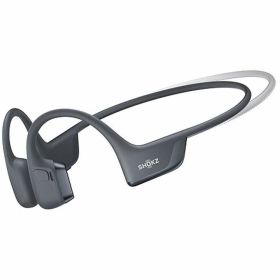 ショックス ワイヤレス 骨伝導イヤホン IP55 最大12時間 USB-C OpenRun Pro2 Mini SKZ-EP-000033 ブラック系