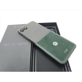 (中古) motorola razr 60 ultra スカラベグリーン 【国内版 SIMFREE】、SIMフリー