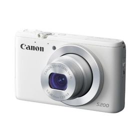 Canon デジタルカメラ PowerShot S200(ホワイト) F値2.0 広角24mm 光学5倍 (中古品)
