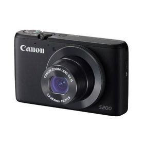 Canon デジタルカメラ PowerShot S200(ブラック) F値2.0 広角24mm 光学5倍ズーム PSS200(BK)