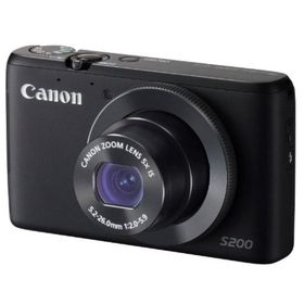 Canon デジタルカメラ PowerShot S200(ブラック) F値2.0 広角24mm 光学5倍ズーム PSS200(BK)