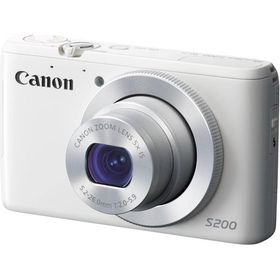 Canon PowerShot S200 ホワイト 良品 動作確認済み 1ヶ月保証付 コンパクト
