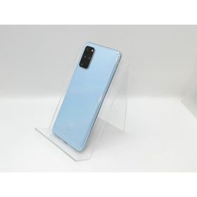 【中古】SAMSUNG au 【SIMロック解除済み】 Galaxy S20+ 5G クラウド ブルー 12GB 128GB SCG02【京都】保証期間１ヶ月【ランクB】