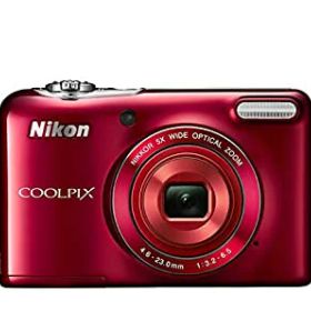 【中古】「非常に良い」Nikon COOLPIX L30 20.1MPデジタルカメラ 5倍ズームNIKKORレンズと720p HDビデオ(レッド) (メーカー生産終了)