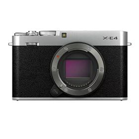【中古】「ほぼ新品」富士フイルム(FUJIFILM) ミラーレスデジタルカメラ X-E4 ボディ シルバー F X-E4-S