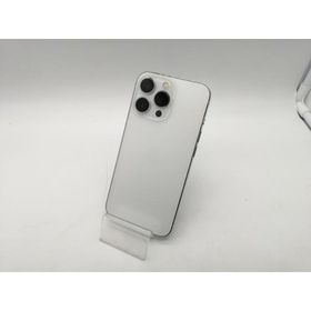 【中古】Apple docomo 【SIMフリー】 iPhone 13 Pro 128GB シルバー MLUF3J/A【OSU301】保証期間１ヶ月【ランクC】