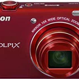 【中古】Nikon デジタルカメラ COOLPIX (クールピクス) S6200 ブリリアントレッド S6200RD
