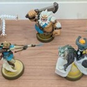 ゼルダの伝説 amiibo 6体セット リンク ウルフリンク ミファー ガーディアン ダルケル リーバル 英傑 ゼルダ プレス オブ ザ ワイルド