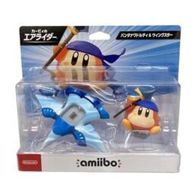 美品 Nintendo カービィのエアライダー amiibo アミーボ バンダナワドルディ&ウィングスター 周辺機器 ゲーム付属品