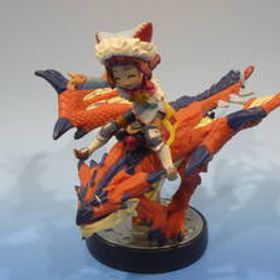 隻眼のリオレウス＆ライダー 女の子 amiibo フィギュア アミーボ モンスターハンター CAPCOM カプコン モンハン 3DS 中古品