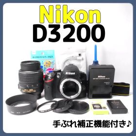 ニコン Nikon D3200✨一眼レフカメラ✨簡単操作✨手ぶれ補正機能付き