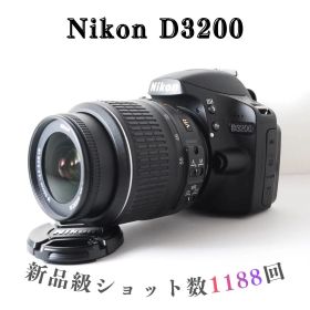 新品級✨ショット数1188回！Nikon D3200 2416万画素 スマホ転送