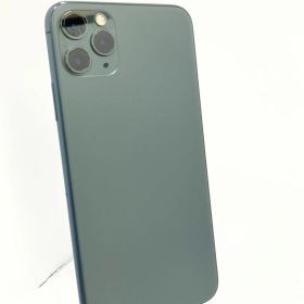 【中古】Apple iPhone 11Pro Max au版 256GB ミッドナイトグリーン *6434k