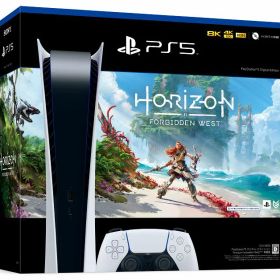【中古・箱説あり・付属品あり・傷なし】PlayStation 5 デジタル・エディション CFIJ－10001＋Horizon Forbidden West (同梱版)プレイステーション5 ゲーム機本体