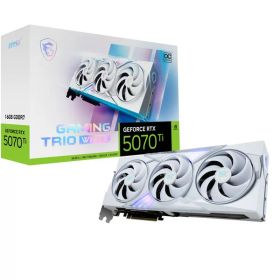 MSI GeForce RTX 5070 Ti 16G GAMING TRIO OC WHITE ホワイト GeForce RTX 5070 Ti 16G GAMING TRIO OC WHITE [グラフィックボード] 【KK9N0D18P】