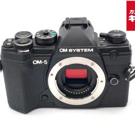 【中古】 【美品】 OM SYSTEM OM-5 ボディ ブラック 【ミラーレス一眼】 【6ヶ月保証】