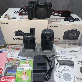 ◎Canon EOS KissX8iダブルズームキット キャノンデジタル一眼レフ
