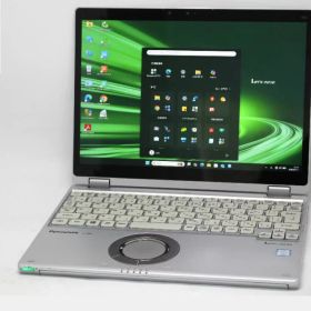 中古 2.8K液晶 タッチ 12インチ Panasonic Let's Note CF-QV8TFAVS Windows11 高性能 第8世代Core i5-8365U 8GB 爆速NVMe式256GB-SSD カメラ LTE 無線 リカバリ Office付き Win11【中古ノートパソコン 中古PC】送料無料 あす楽対応 即日発送（Windows10も対応可能 Win10）