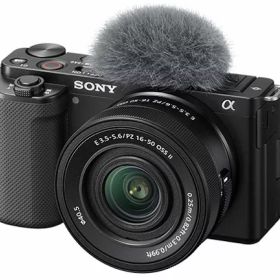 【新品】SONY ソニー VLOGCAM ZV-E10 パワーズームレンズキット ブラック [ZV-E10K B]